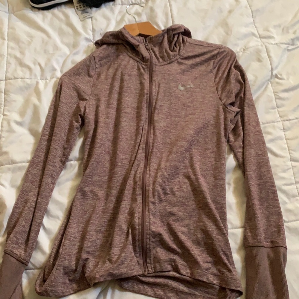Nike dri-fit zip up. Size small.